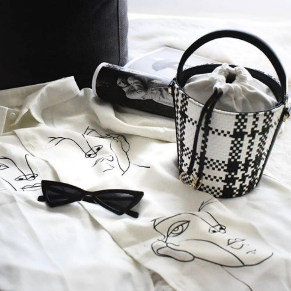 New Cafune Mini Basket Bucket Bag Shopbop - Picture 5 of 8